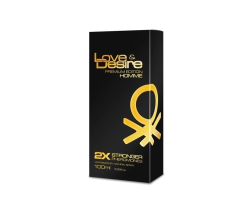 Love & Desire Gold Male 100ml - Premium Pheromone Fragrance for Men