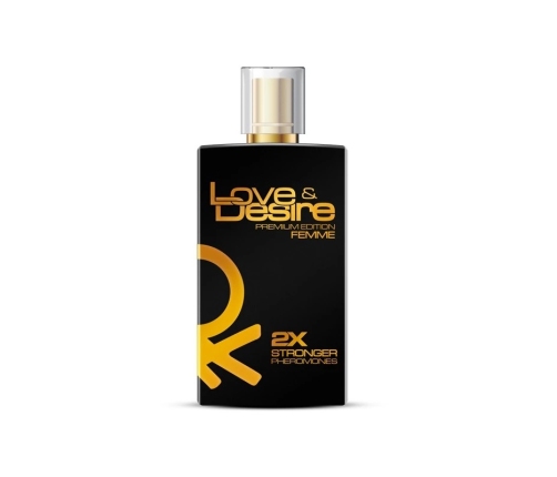 Love&Desire Gold Women’s Premium Pheromone Perfume 100ml - Fruity-Floral Scent