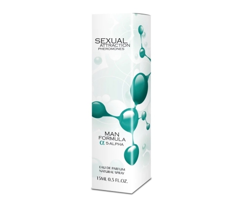 SHS Sexual Attraction Men 15ml - Pheromone Fragrance for Men, Sporty Scent