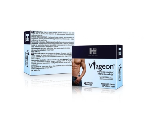 SHS Viageon kapsułki 4 szt. - roślinna formuła, wsparcie dla mężczyzn