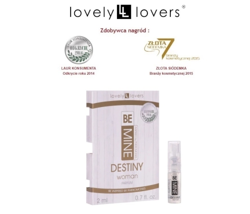 Lovely Lovers BeMine Destiny Pocket Perfume for Men I-L-Molecules 2ml