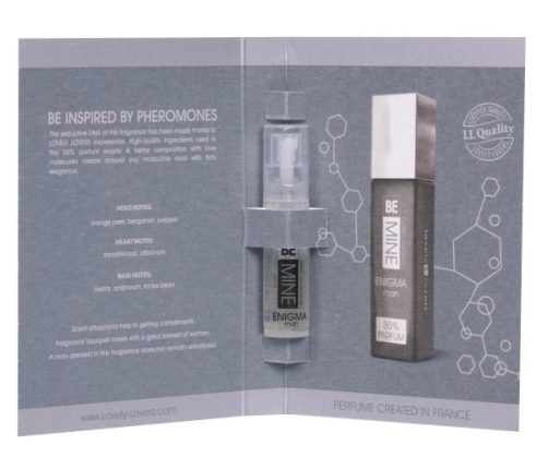 Lovely Lovers BEMINE ENIGMA Pocket Perfume for Men 2ml I-L-Molecules