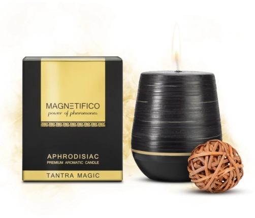 MAGNETIFICO Tantra Magic Scented Candle Sandalwood 36h Handcrafted