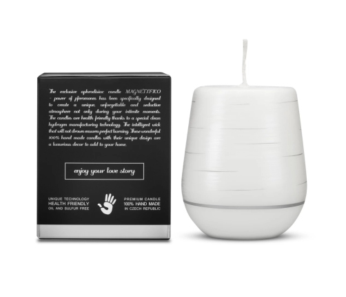 MAGNETIFICO Jasmine Romance Handcrafted Candle 36h - Aromatic Formula