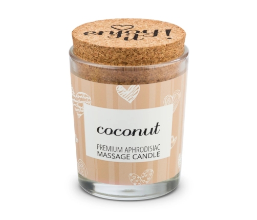 Magnetifico Candle Body Massage Oil 70ml with Pheromones - Coconut Scent