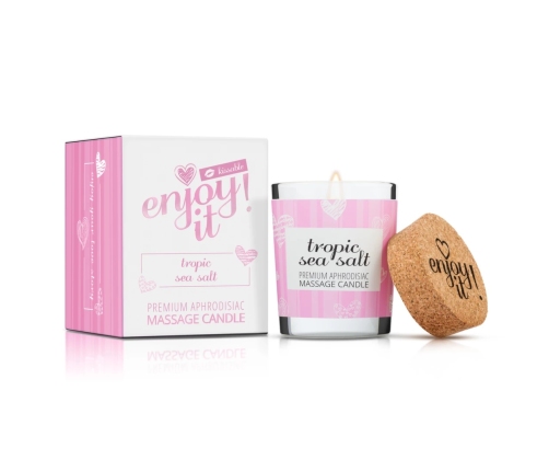 Magnetifico Tropic Sea Salt Massage Candle 70ml - Pheromone Scented, Long-Burning