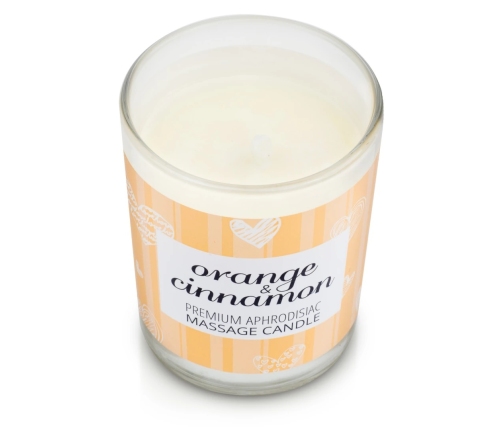 Magnetifico Candle Massage Oil 70ml with Pheromones - Orange & Cinnamon Aroma