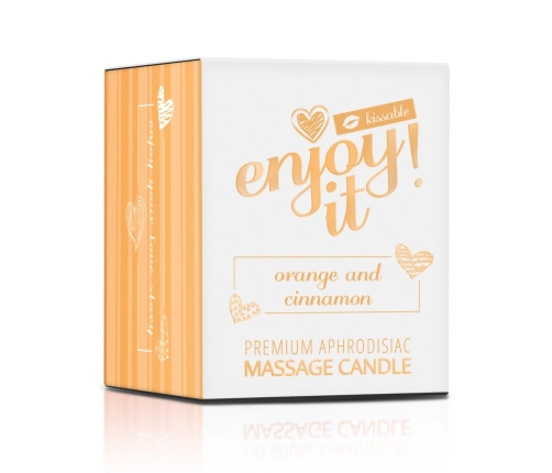 Magnetifico Candle Massage Oil 70ml with Pheromones - Orange & Cinnamon Aroma