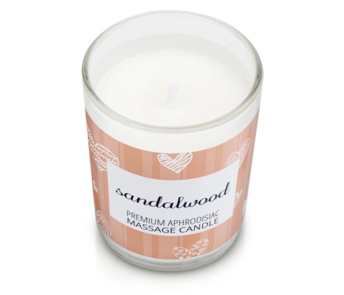 Magnetifico Sandalwood Body Massage Candle with Pheromones 70ml, Long Burn