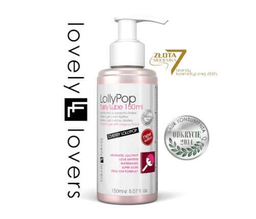 Lovely Lovers Oral Gel Cherry Lollipop Aroma Gentle Warming 150ml