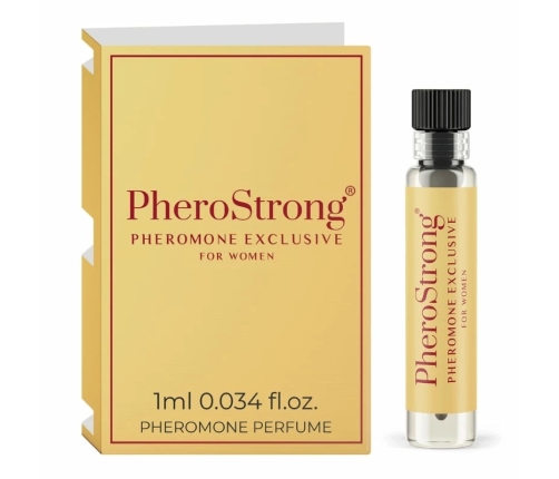 PheroStrong Pheromone EXCLUSIVE for Women - Perfume with pheromones for women to arouse men 1ml