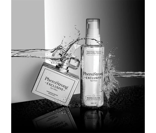 Pherostrong Exclusive For Men Massage Oil - For Men's Massage With Pheromones That Arouse Women 100 ML