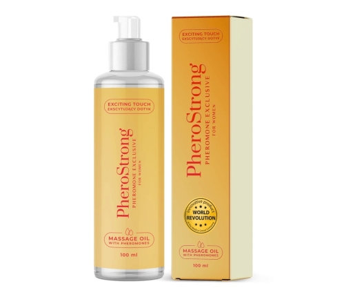 Pherostrong Exclusive For Women Massage Oil - For Women's Massage With Pheromones That Arouse Men 100 ML