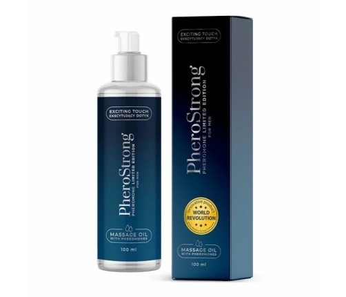 Pherostrong Limited Edition For Men Massage Oil - For Men's Massage With Pheromones That Arouse Women 100 ML