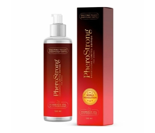 Pherostrong Limited Edition For Women Massage Oil - For Women's Massage With Pheromones That Arouse Men 100 ML