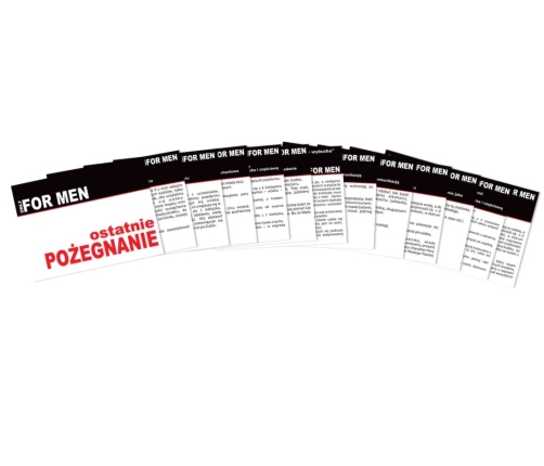 RAZEM The Last Goodbye Party Game - Compact Bachelor Event Set 11x8cm