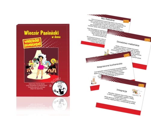 Grajmy Razem Gra Karciana Wieczor Panieński Domowa 12 Zadań