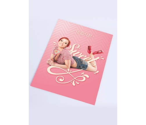 Let's Play Together Sweet Intimacy Board Game with Handcuffs, 2 Players