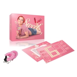 Let's Play Together Sweet Intimacy Board Game with Handcuffs, 2 Players