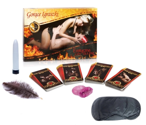 RAZEM Gra dla Par Rozkosz - Karty, Akcesoria, 80 zadań, 31x21cm