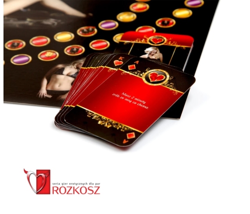 Grajmy Razem Rozkosz Gra Planszowa dla Par z Akcesoriami 31x21cm