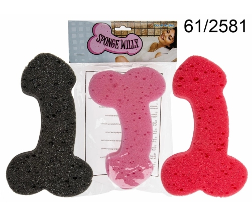 Sponge Willy Gąbka do Mycia Mix Kolorow 19x12x3 cm Prezent