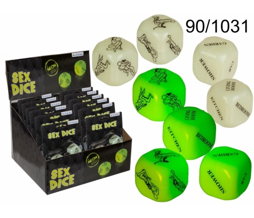 Kheper Games Kości Świecące Kamasutra - Gra dla Par, 2 sztuki