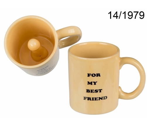 Out of the Blue Ceramic Mug 'For My Best Friend' Novelty 300ml White