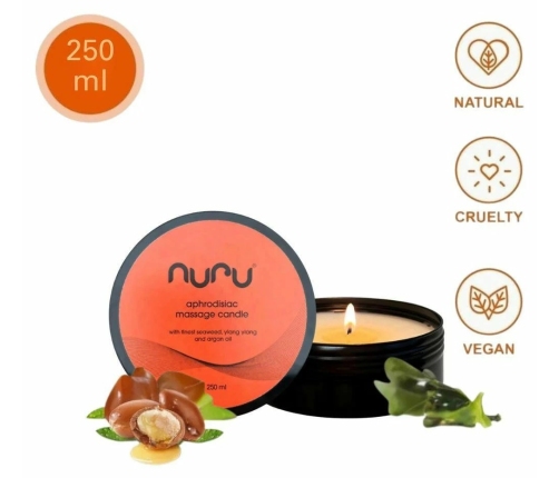 Nuru Massage Candle - luksusowa świeca do masażu z olejkiem