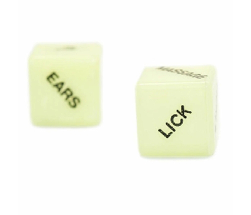 Loving Joy Glow-in-the-Dark Intimate Dice Game - Multi-Action Set
