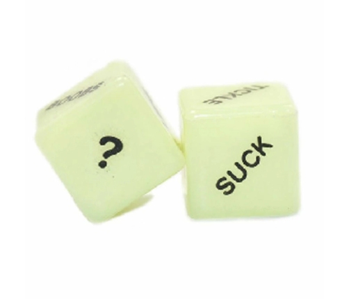 Loving Joy Glow-in-the-Dark Intimate Dice Game - Multi-Action Set