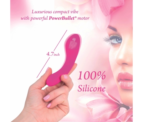 Swan Mini Swan Wand Compact Dual-Motor Rechargeable Massager Pink