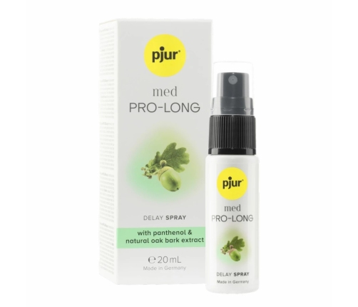 Pjur Med Pro-Long Spray 20 ml - spray pielęgnacyjny z taniną i panthenolem