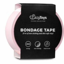 EasyToys Fetish Collection Bondage Tape Pink 20m - Flexible Restraint Tape EasyToys Fetish Collection Bondage Tape Pink 20m - Flexible Restraint Tape