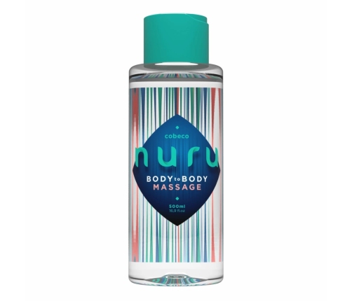 Cobeco Nuru Body2Body Massage Gel 500ml - Water-Based, Long-Lasting Formula