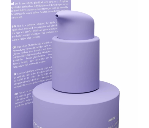 SOME Natural Lubricant 100 ml - Vegan, pH Balanced, Water-Based Formula