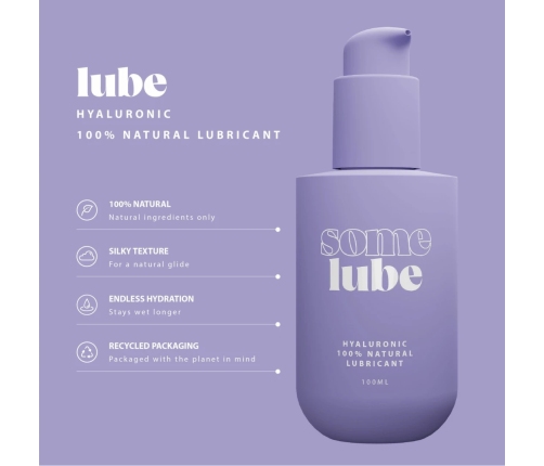 SOME Hyaluronic Water-Based Lubricant 100ml - Intensive Hydration Formula