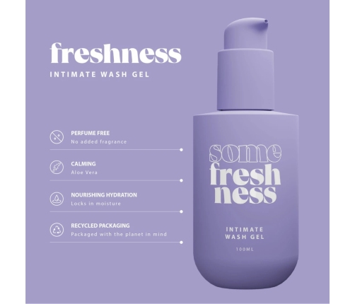 SOME Intimate Wash 100ml - Mild pH-Balanced Cleansing Gel with Aloe