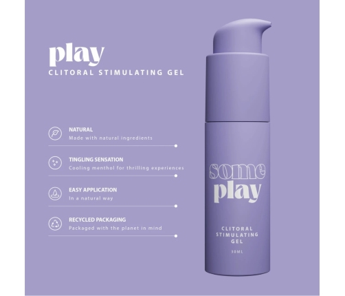 SOME PLAY Sensation Gel 30ml - Clitoral Care with Menthol Extracts