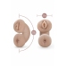 Blush Tasha Glow In The Dark Intimate Sleeve Beige X5® Plus 18 cm