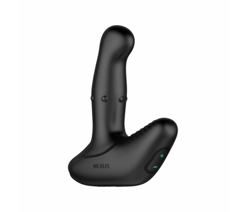 Nexus Revo Ring Remote Control Rotating Wellness Device Silicone Black 13,5cm