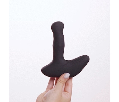 Nexus Revo Ring Remote Control Rotating Wellness Device Silicone Black 13,5cm