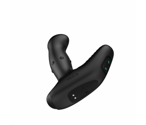 Nexus Revo Ring Remote Control Rotating Wellness Device Silicone Black 13,5cm
