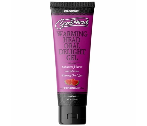 Doc Johnson GoodHead Warming Gel Watermelon 118ml - Edible Sensation Enhancer
