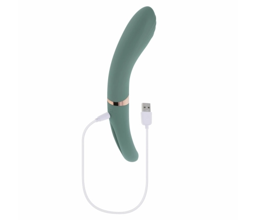 Evolved Novelties Chick Flick Dual-Ended Silicone Device Green