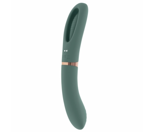 Evolved Novelties Chick Flick Dual-Ended Silicone Device Green