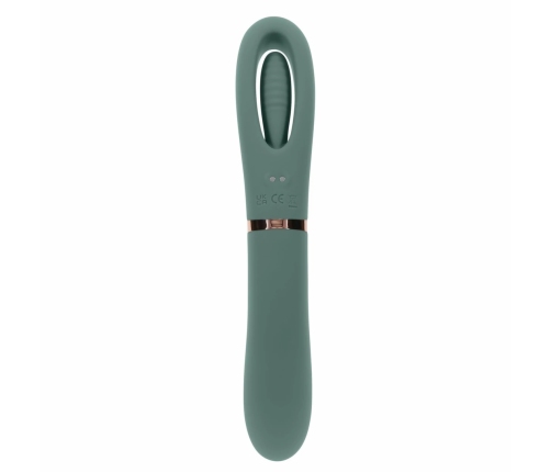 Evolved Novelties Chick Flick Dual-Ended Silicone Device Green