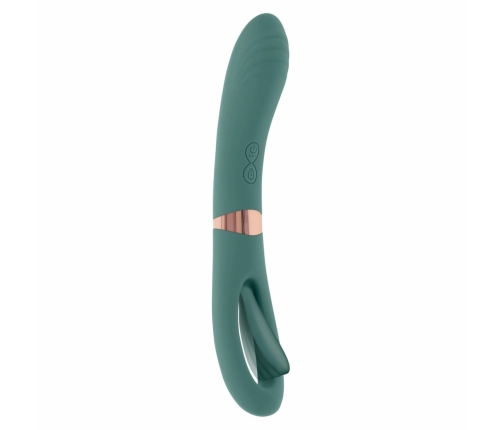 Evolved Novelties Chick Flick Dual-Ended Silicone Device Green