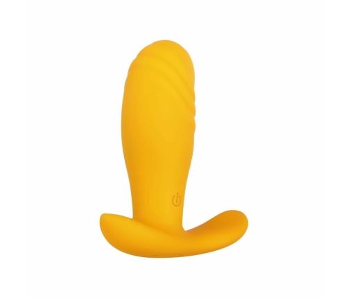 Evolved Novelties Creamsicle Orange Vibrating Anal Plug 12-Speed Remote