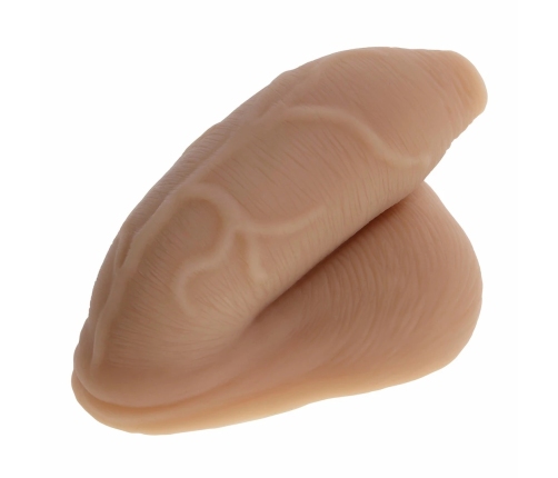 Evolved Novelties The Uncircumcised Packer Model - Beige, Anatomical Design